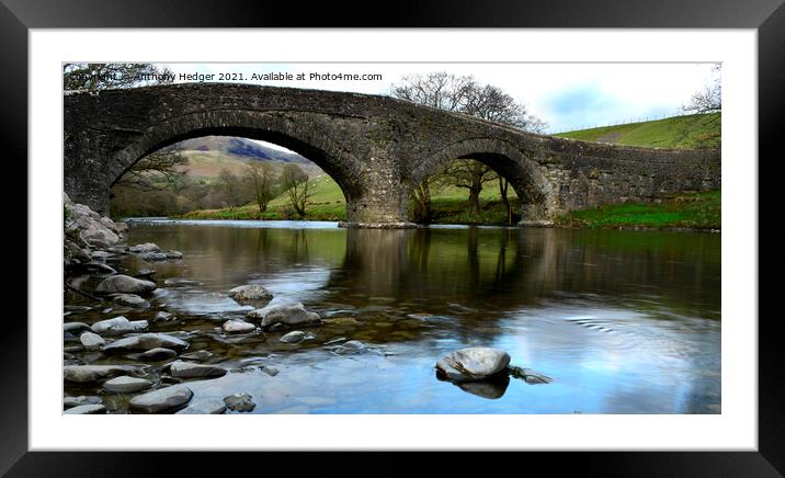 Narrow bridge Framed Mounted Print by Anthony Hedger