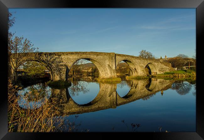Seeing Double at Stirling Bridge Framed Print by Mike Dow