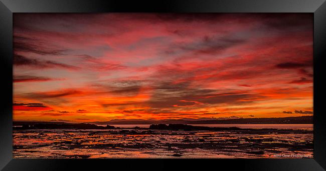 Culross Sunrise Framed Print by Mike Dow