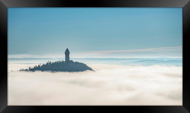 The Wallace Monument  Framed Print by Mike Dow