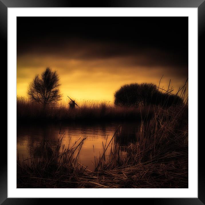 Tranquilty Framed Mounted Print by steve docwra