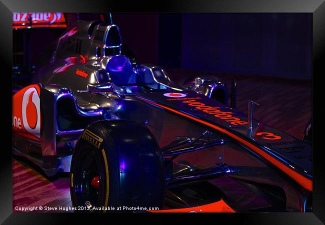 McLaren Formula 1 car Framed Print by Steve Hughes