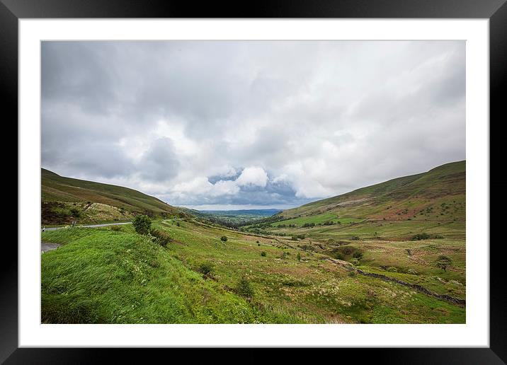 Landscape of the Brecon Beacons Framed Mounted Print by Steve Hughes