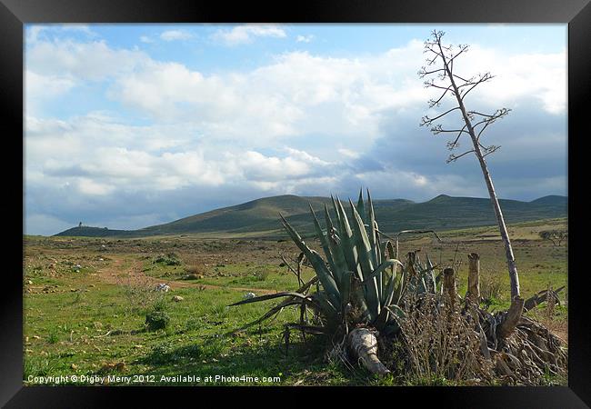 Clearing skies Framed Print by Digby Merry