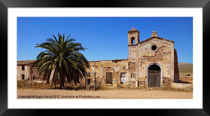 Ruins of Ermita del Fraile Framed Mounted Print by Digby Merry