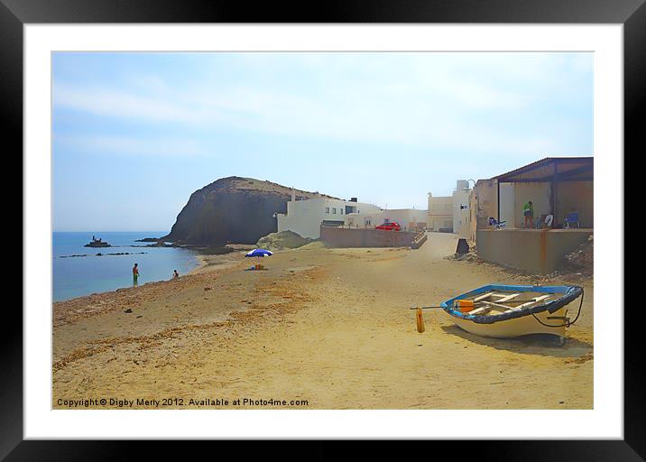 Hazy morning at La Isleta Framed Mounted Print by Digby Merry