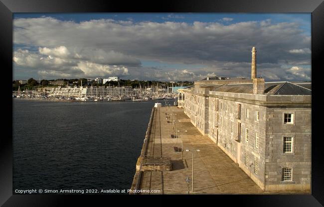 Royal William Yard  Framed Print by Simon Armstrong