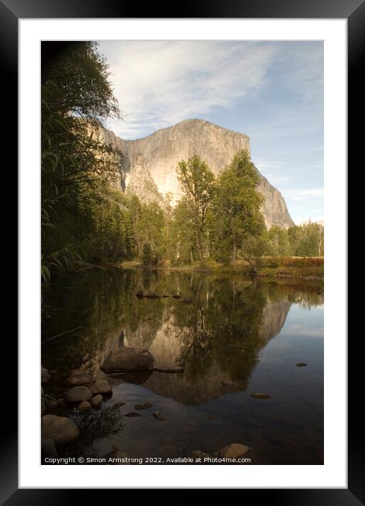 El Capitan, California Framed Mounted Print by Simon Armstrong