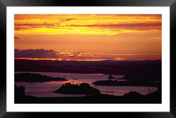 Drakes Island, Plymouth, Devon Framed Mounted Print by Simon Armstrong