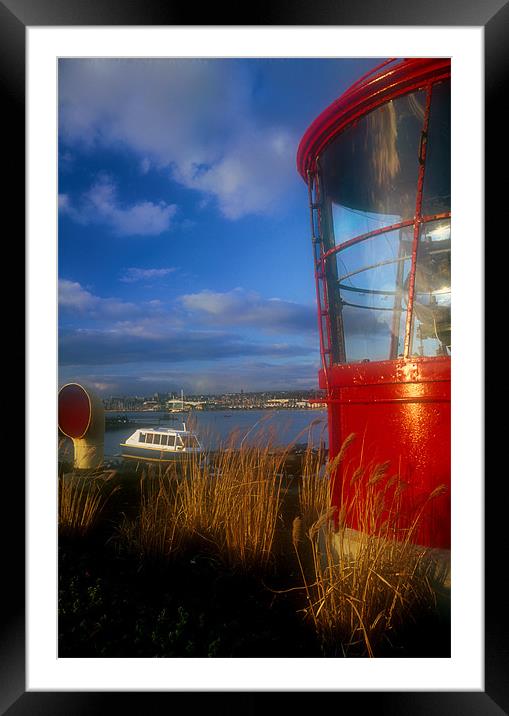 Mount Batten Lighthouse, Plymouth, Devon Framed Mounted Print by Simon Armstrong