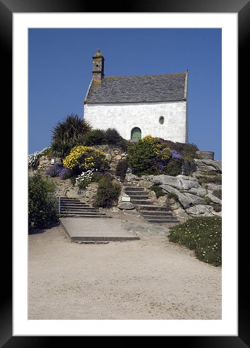 Chapelle Sainte-Barbe, Roscoff, France Framed Mounted Print by Simon Armstrong