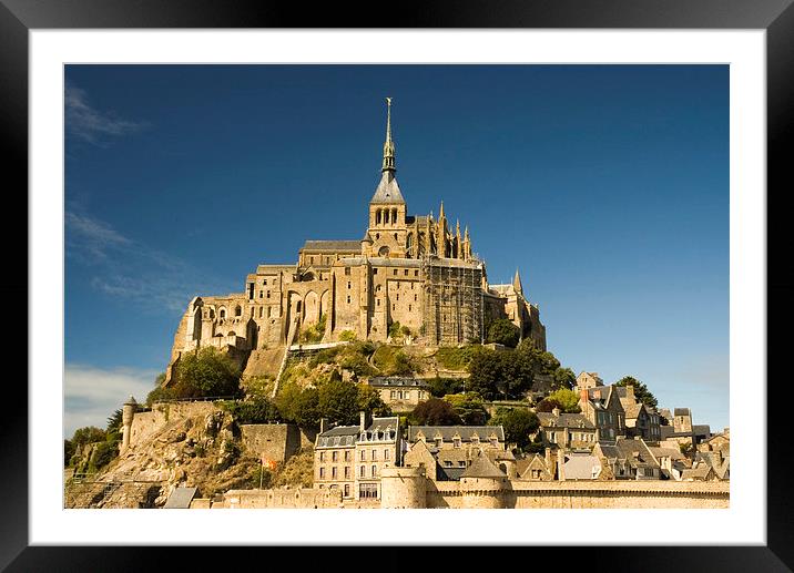 Le Mont-St-Michel, Normandy, France Framed Mounted Print by Simon Armstrong