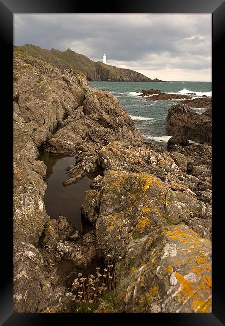 Start Point Lighthouse Framed Print by Simon Armstrong