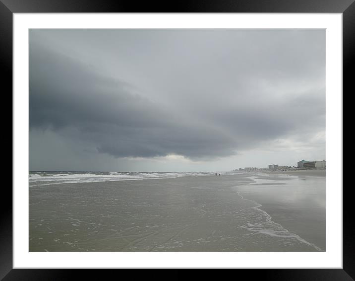 Storm on the Way Framed Mounted Print by Ryan Free
