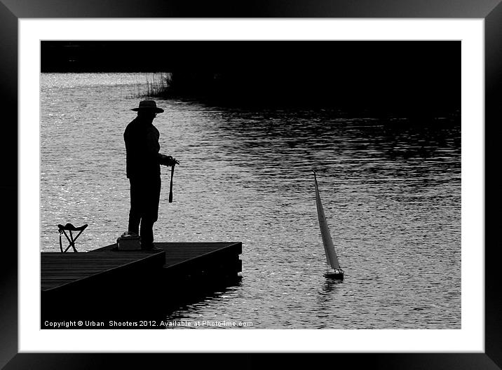 Sail Away Framed Mounted Print by Urban Shooters PistolasUrbanas!