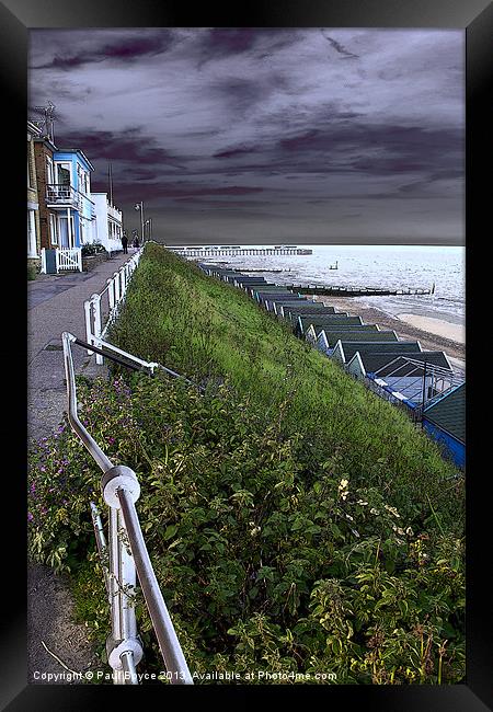 Moody Sky On The Horizon Framed Print by Paul Boyce