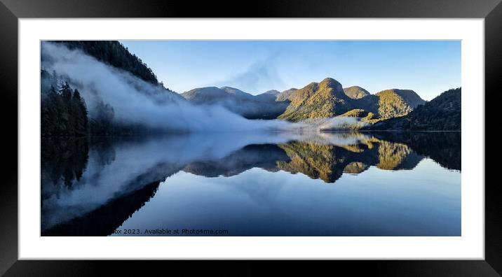 Early Morning at Zeballos Framed Mounted Print by George Cox