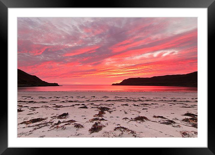 Calgary Bay Sunset Framed Mounted Print by George Cox