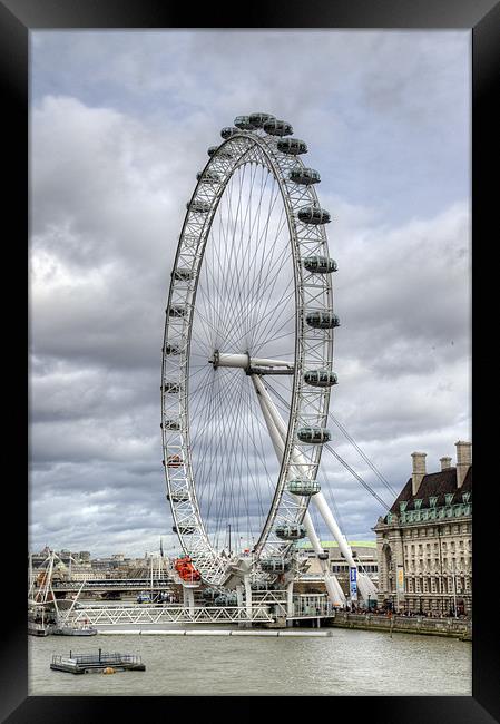 London eye Framed Print by George Cox