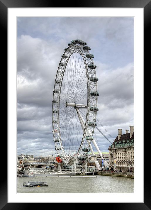 London eye Framed Mounted Print by George Cox