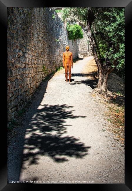 Another Time in San Gimignano Framed Print by Philip Baines