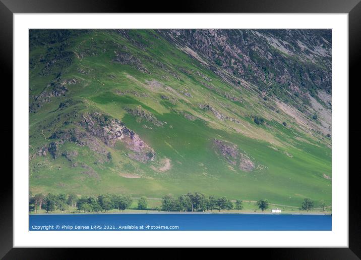 Fleetwith Pike, Buttermere Framed Mounted Print by Philip Baines
