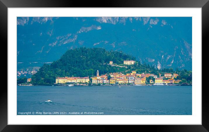 Bellagio, Lake Como Framed Mounted Print by Philip Baines