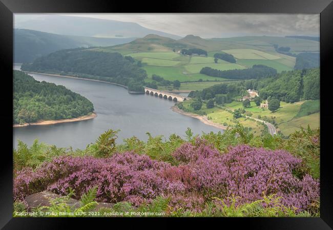 Ladybower Reservoir Framed Print by Philip Baines