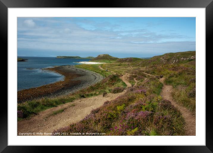 Coral Beaches at Claigan Framed Mounted Print by Philip Baines