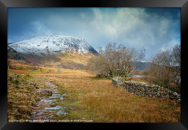 Buttermere Dubs Framed Print by Philip Baines
