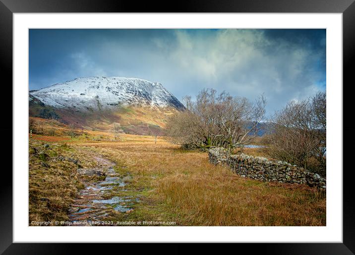 Buttermere Dubs Framed Mounted Print by Philip Baines