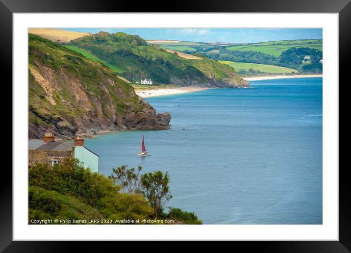 Start Bay Framed Mounted Print by Philip Baines