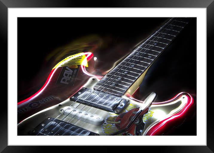 Fender Light Framed Mounted Print by Andrew Vernon