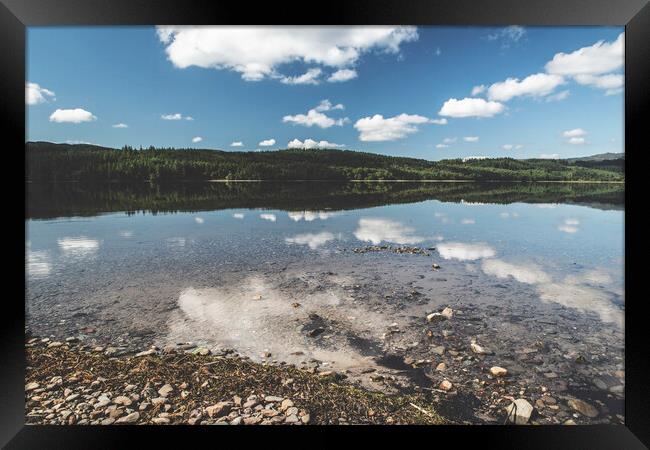 Loch Ard - Scotland Landscape Photography Framed Print by Henry Clayton