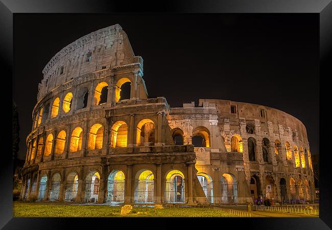 Coliseum in Rome Framed Print by Paulo Maninha