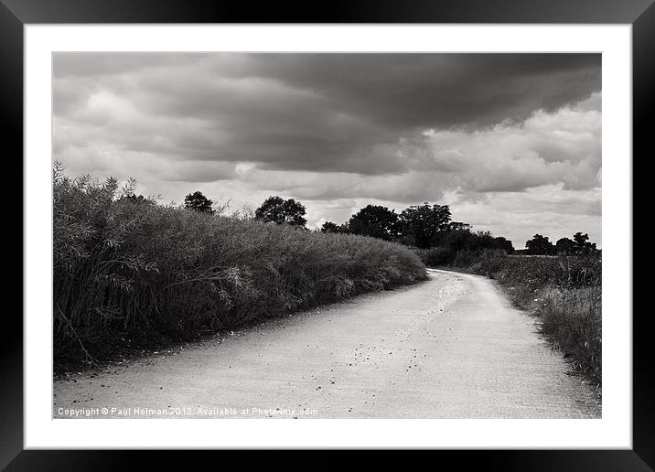 Stormy Road Framed Mounted Print by Paul Holman Photography