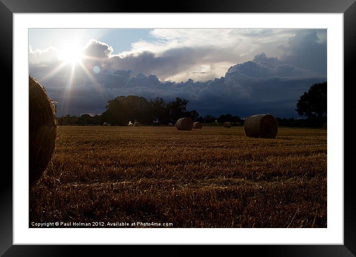 Harvest time 2 Framed Mounted Print by Paul Holman Photography