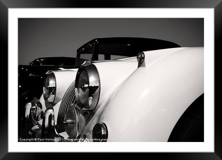 Classic Cool Cat Mono' Framed Mounted Print by Paul Holman Photography