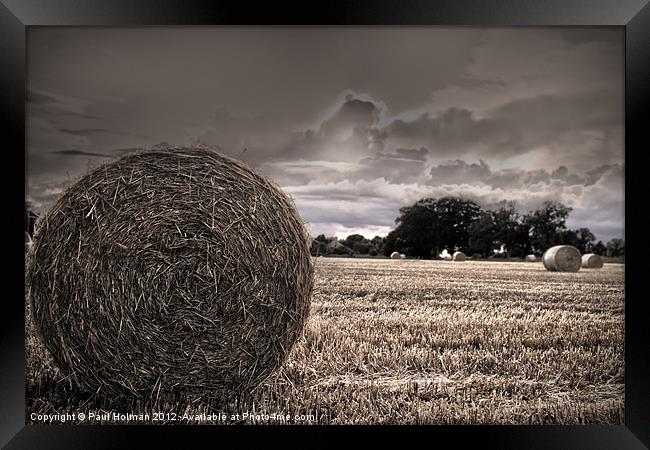 Harvest time in Norfolk Framed Print by Paul Holman Photography