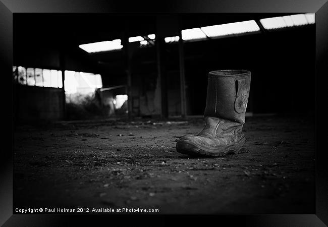 One Foot in the Past Framed Print by Paul Holman Photography