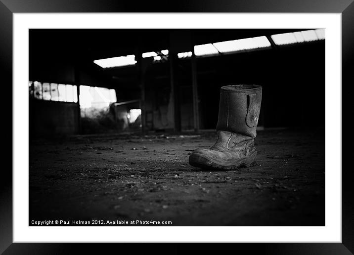 One Foot in the Past Framed Mounted Print by Paul Holman Photography