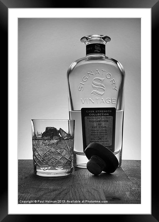 Scotch on the rocks Framed Mounted Print by Paul Holman Photography