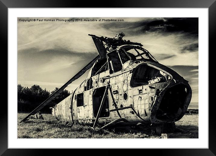 Westland Wessex Framed Mounted Print by Paul Holman Photography