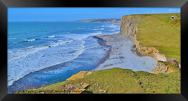 Glamorgan Heritage Coast Framed Print by Paula J James