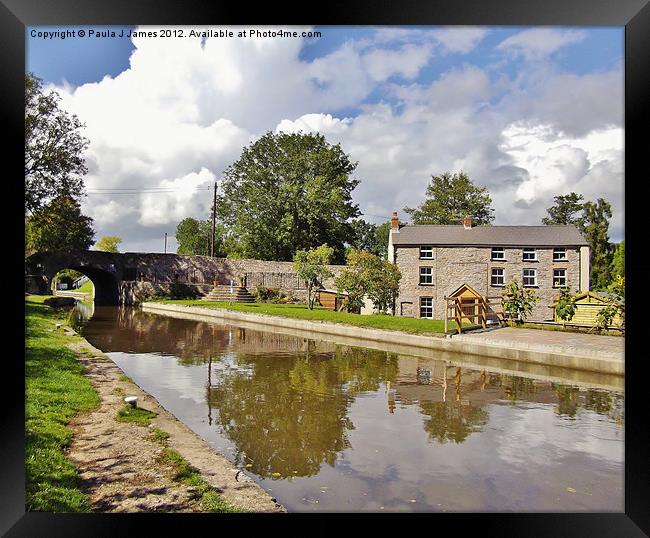 Monmouthshire & Brecon Canal Framed Print by Paula J James