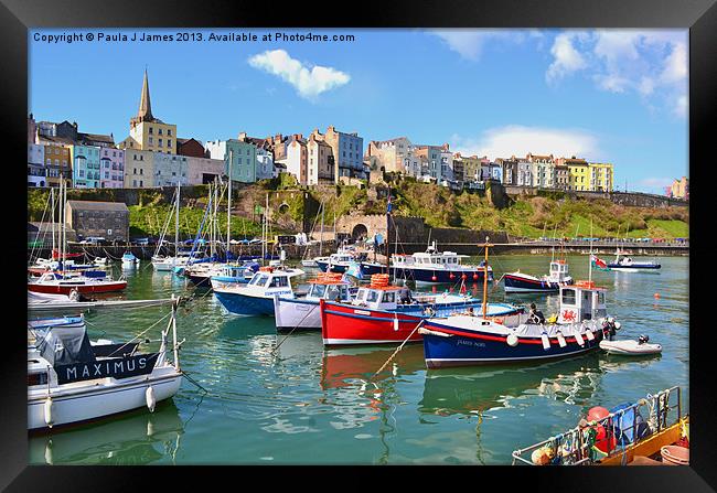 Tenby Framed Print by Paula J James