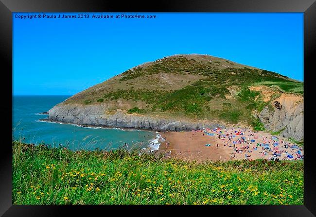 Mwnt Framed Print by Paula J James