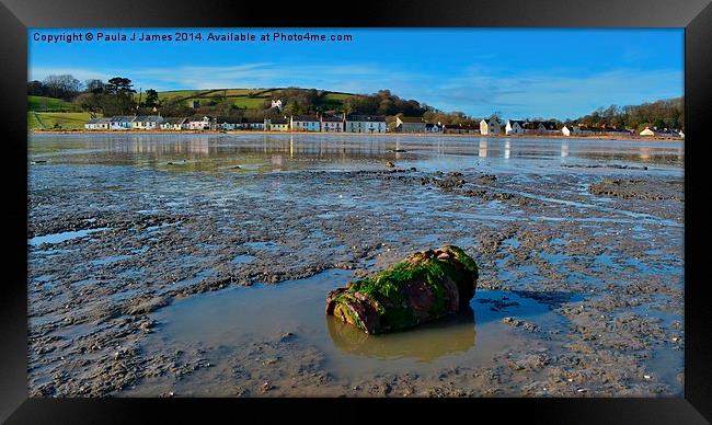 Llansteffan Framed Print by Paula J James