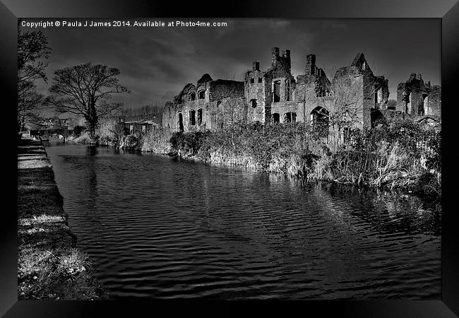 Neath Abbey Framed Print by Paula J James