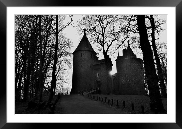 Castell Coch Framed Mounted Print by Paula J James